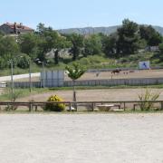 Carrière de dressage et d'obstacle